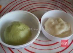 抹茶红豆奶黄酥的做法图解5