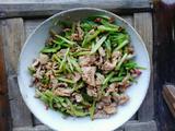 芹菜香炒肉丝