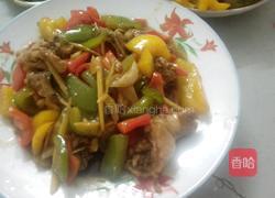 彩椒炒鸡的做法图解7