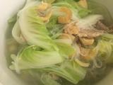 干瑶柱虾米白菜汤