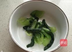 油菜酿香菇的做法图解6