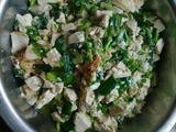 蒜苗炒豆腐