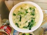 小白菜鸡蛋疙瘩汤
