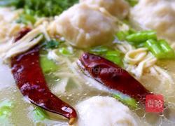 鱼丸干豆腐丝鲜汤的做法图解6