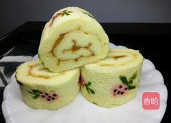 手绘草莓蛋糕卷的做法图解20
