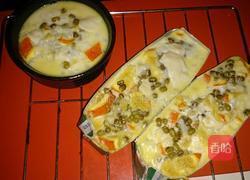 橙香绿豆花椰奶布丁的做法图解4