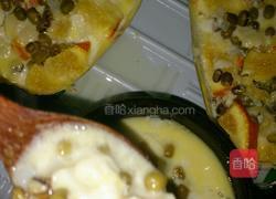 橙香绿豆花椰奶布丁的做法图解5