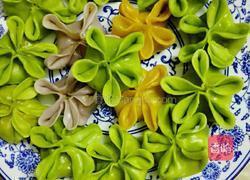 彩色蔬菜梅花饺的做法图解10