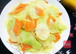炒彩蔬的做法图解7