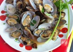 红酒烧花甲海贝的做法图解7