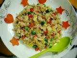 胡萝卜香菇蛋炒饭