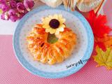 蜜豆花环面包