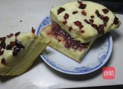 蔓越莓果粒加草莓果酱蛋糕的做法图解18