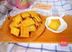 玉米芝麻脆饼的做法图解5