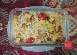菠萝炒饭的做法图解7