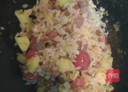 菠萝炒饭的做法图解6