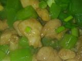 青笋鸡丁