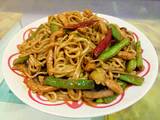 鸡丝豆角焖面