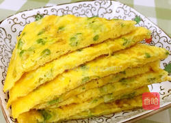 槐花蛋饼的做法图解4