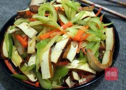 芹菜炒香干的做法图解9