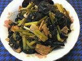 木耳蒜苗炒肉絲