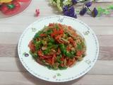 青红椒炒肉丝