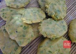 榆树钱烫面大饼子的做法图解7