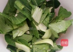 豆腐烧油菜的做法图解4