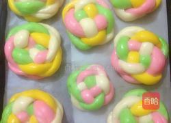 彩色绣球面包做法的做法图解15