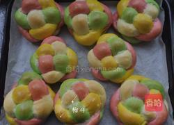 彩色绣球面包做法的做法图解16