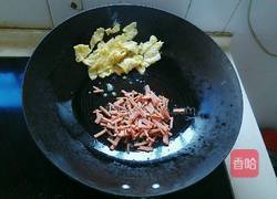 鸡蛋火腿炒饭（快手饭）的做法图解6