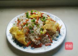 鸡蛋火腿炒饭（快手饭）的做法图解9