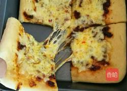 面包机香辣牛肉酱玛格丽特披萨的做法图解7