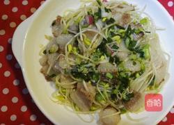 腩肉炒黄豆芽的做法图解6