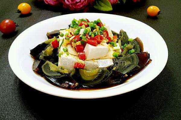 皮蛋拌豆腐的做法 菜谱 香哈网