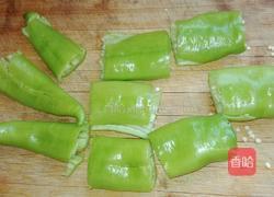 蒜香虎皮尖椒的做法图解3