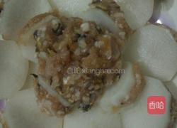 清蒸萝卜酿的做法图解3