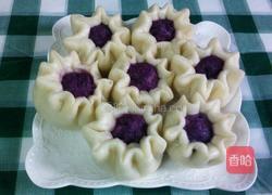 紫薯花包的做法图解8
