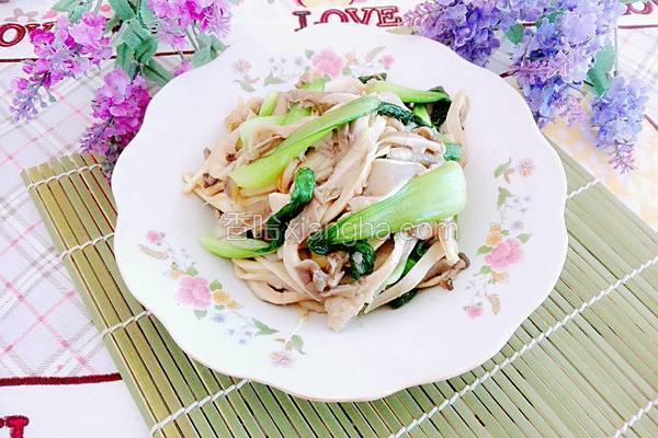 青菜蘑菇怎么做 NjAwX2MyXzQwMA
