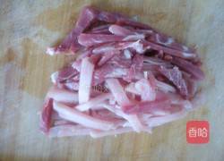 黄瓜丝炒肉的做法图解2