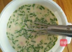 肉末鸡蛋饼的做法图解3