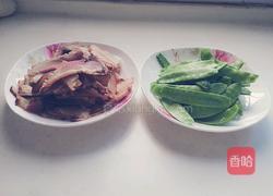 豌豆片炒腊肉的做法图解1