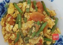 西红柿鸡蛋豆角的做法图解4