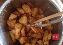 油炸土豆块+煎鸡蛋的做法图解6