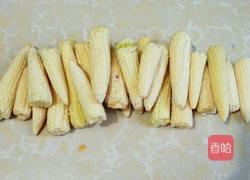 肉沫炒小玉米的做法图解1