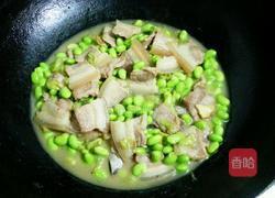 五花肉煮毛豆的做法图解7