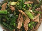 尖椒青豆炒猪肉