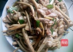 茶树菇炒肉片的做法图解4