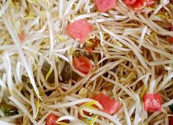 绿豆芽炒火腿的做法图解7