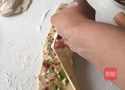 牛肉葱花千层饼的做法图解6